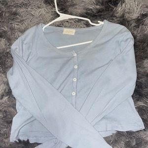 Blue long sleeve shirt